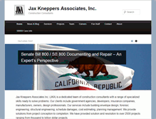 Tablet Screenshot of jaxkneppers.com
